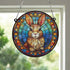Rabbit Stained Glass Effect Suncatcher